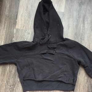 Gymshark Raw Edge crop hoodie